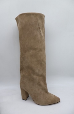 Kozaki damskie na obcasie (36-41) LA3166 KHAKI