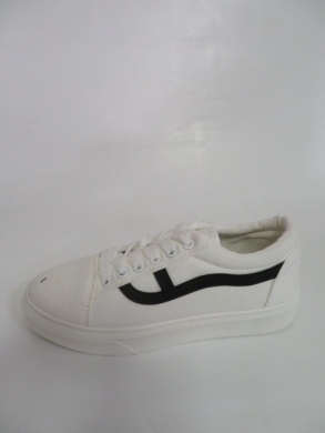 Buty sportowe damskie na płaskim (36-41) 2975 WHITE