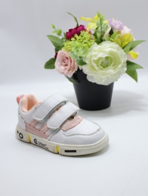 Buty sportowe dziewczęce (26-31) E159 WH/PINK