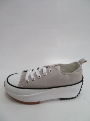 Trampki damskie na koturnie (36-41) VL137 LGREY