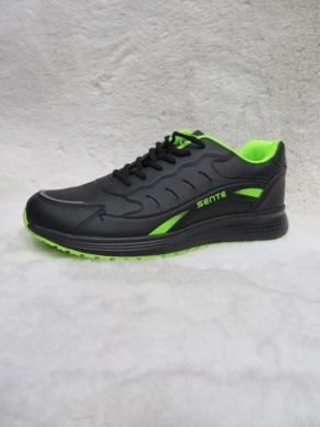 Buty sportowe męskie (41-46) 2021-2 BLACK/GREEN