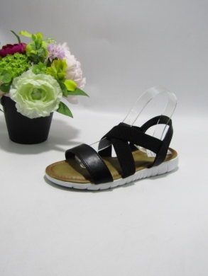 Sandały damskie na płaskim (36-41) 9697 BLACK