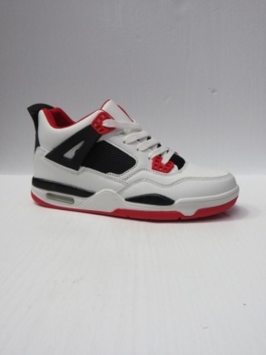Buty sportowe damskie na płaskim (36-41) EV-223 WHITE/RED