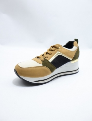 Buty sportowe damskie na koturnie (36-41) 7-2203A BLACK