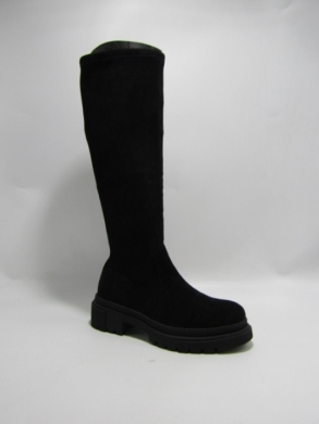 Kozaki damskie na płaskim (36-41) JW198 BLACK