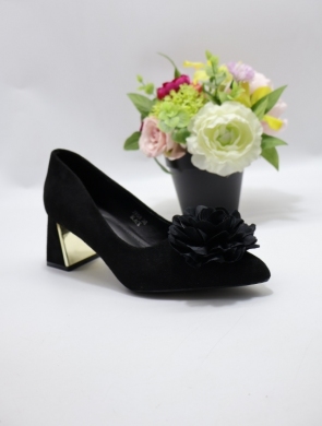Czółenki damskie na obcasie (36-41) XJK08 BLACK