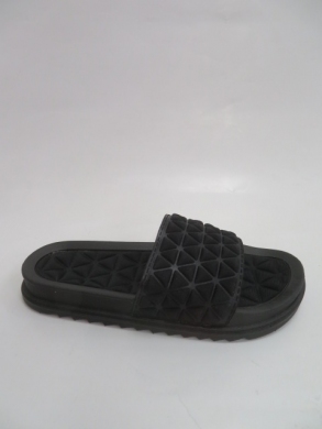 Klapki damskie na płaskim (36-41) 10-251 BLACK