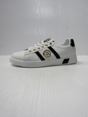 Buty sportowe damskie na płaskim (36-41) SJ2385-2 WHITE/BLACK