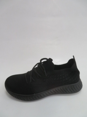 Buty sportowe damskie na płaskim (37-42) N1525 BLACK