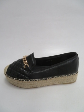 Mokasyny Damskie na koturnie (36-41) 888-186 BLACK
