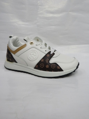 Buty sportowe damskie na płaskim (36-41) 19257-2 WHITE