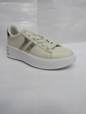 Buty sportowe damskie na płaskim (36-41) B-505 BEIGE