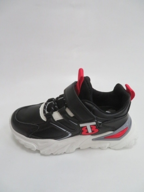 Sportowe Chłopięce (32-37) L305 BLACK/RED