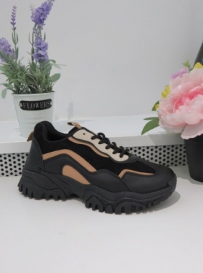 Buty sportowe damskie na płaskim (36-41) A88-166 BLACK