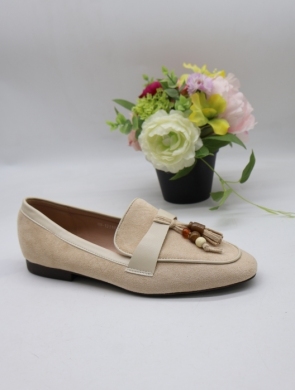 Mokasyny damskie na płaskim (36-41) H8-211 BEIGE
