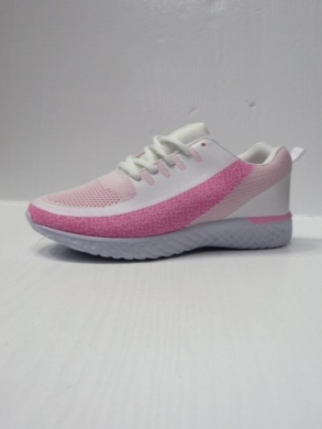 Buty sportowe damskie na płaskim (36-41) D3-318 WHITE/PINK