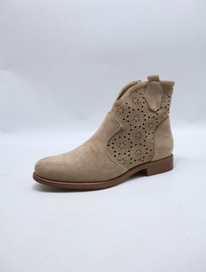 Botki damskie na płaskim (36-41) H201 KHAKI
