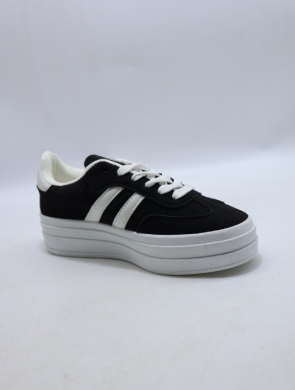 Buty sportowe damskie na płaskim (36-41) 2048-1 BLACK