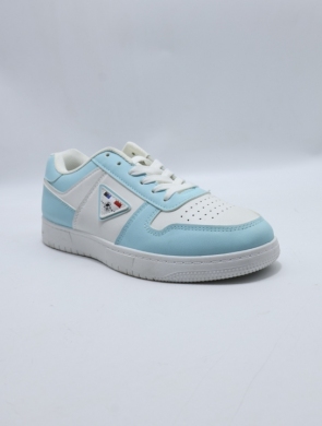 Buty sportowe damskie na płaskim (37-42) E2016-8D WH/BLUE