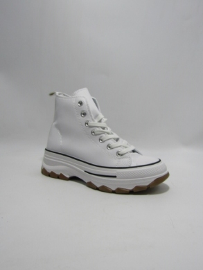 Trampki damskie na płaskim (36-41) YY49 WHITE