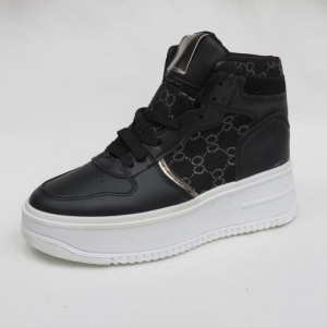 Buty sportowe damskie na koturnie (36-41) 8788-SP BLACK