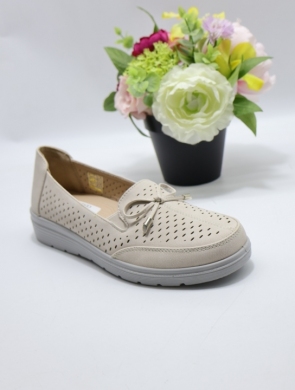 Półbuty damskie na płaskim (36-41) 6267-2 BEIGE