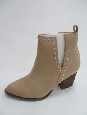 Botki damskie jesienne na obcasie (36-41) B664 BEIGE