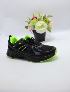 Buty sportowe damskie na płaskim (36-41) AD632 BL/GREEN