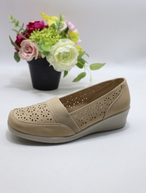 Półbuty damskie na koturnie (36-41) YEHJ-219 BEIGE
