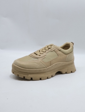 Buty sportowe damskie na płaskim (36-41) VL170 KHAKI