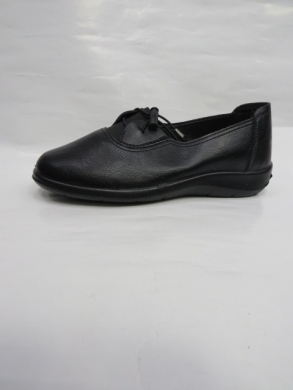 Półbuty damskie na płaskim (36-41) X8110 BLACK