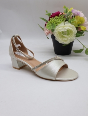 Sandały damskie na obcasie (36-41) 6738 SILVER