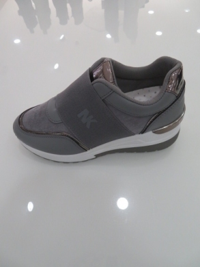 Buty sportowe damskie na koturnie (36-41) NB512 GREY