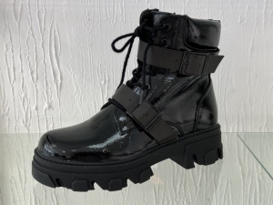 Botki damskie jesienne na płaskim (36-41) HF230 BLACK