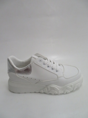 Buty sportowe damskie na płaskim (36-41) VL124 SILVER