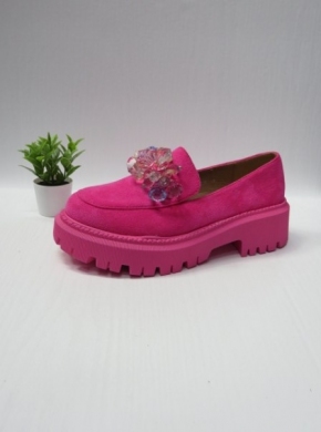 Mokasyny damskie na płaskim (36-41) JH283 FUCHSIA