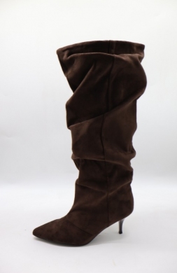 Kozaki damskie na szpilce (36-41) 52226 BROWN