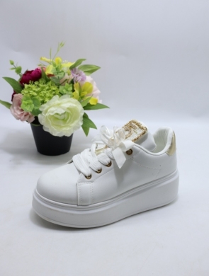 Buty sportowe damskie na płaskim (36-41) 6507 GOLD