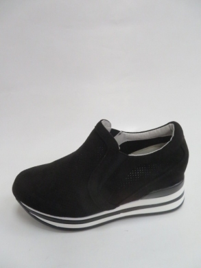 Buty sportowe damskie na płaskim (36-41) 109-1 BLACK