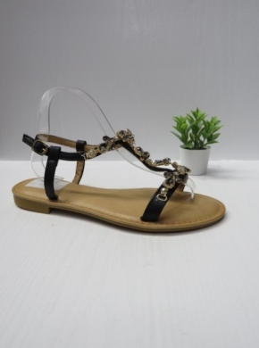 Sandały damskie na płaskim (36-41) TZ140 BLACK