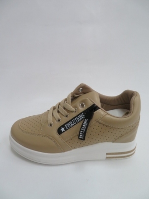 Buty sportowe damskie na koturnie (36-41) AB887 KHAKI