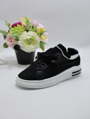 Buty sportowe damskie na płaskim (36-41) LS-2192 BLACK