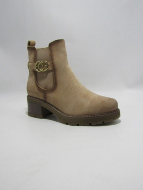 Botki damskie ocieplane na obcasie (36-41) SA3106-12 KHAKI