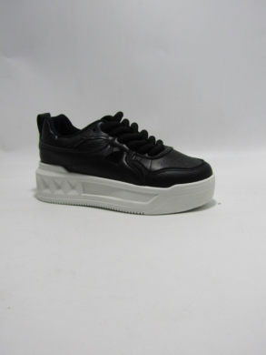 Buty sportowe damskie na płaskim (36-41) MB189-3 BLACK