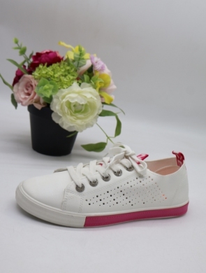 Buty sportowe damskie na płaskim (36-41) CB865-11 FUSHIA