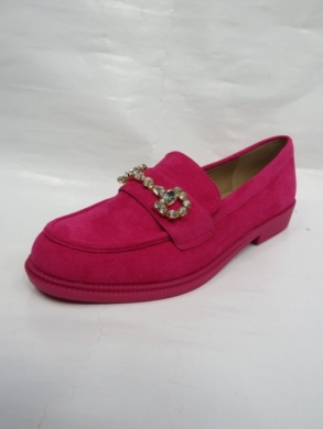 Mokasyny damskie na płaskim (36-41) HX-3 FUXIA