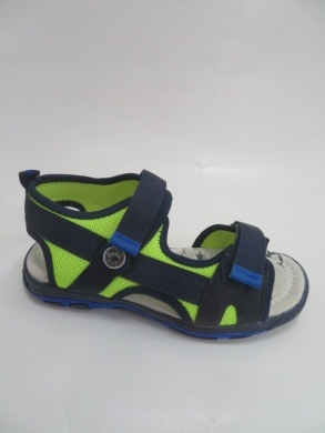 Sandały chłopięce (31-36) D961 BLUE/GREEN