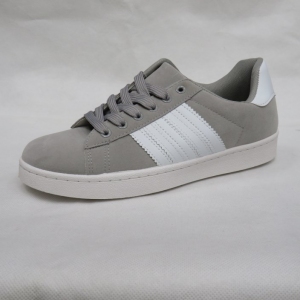 Buty sportowe młodzieżowe (36-41) DS91-L6 LGREY/WHITE