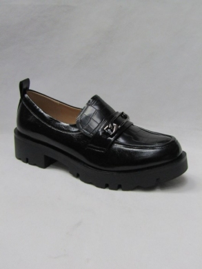 Mokasyny damskie na płaskim (36-41) C677765 BLACK