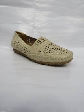 Mokasyny damskie na płaskim (36-41) J5-3 BEIGE